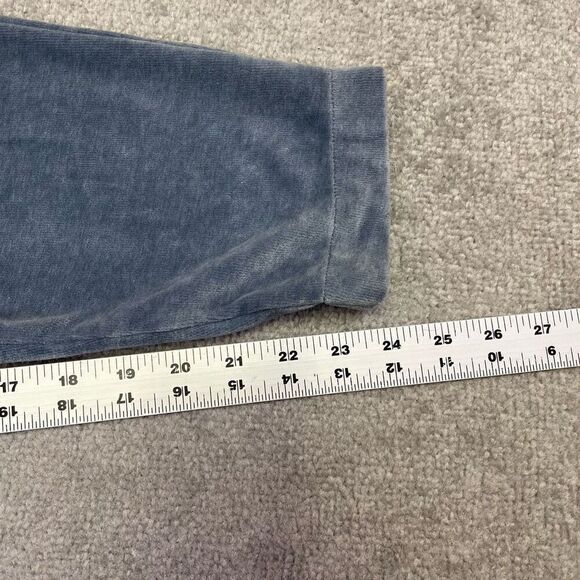 Michael Stars Womens Elastic Waist Cory Canyon Velour Pants Ash Blue Small NWOT - Picture 7 of 7